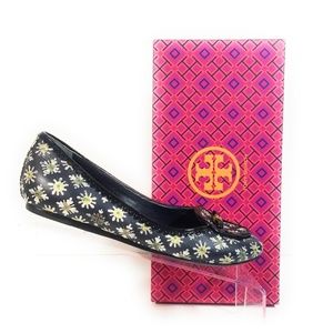 New Tory Burch Dakota Floral Blue Loafers Sz 6.5 M